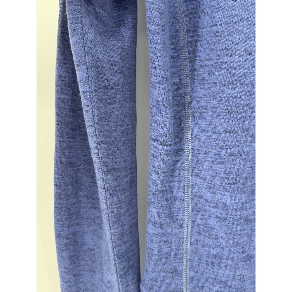 KUHL M Women "Lea" Blue Purple Cowl Neck Tie Knit Pullover Kangaroo Pocket - Picture 7 of 14